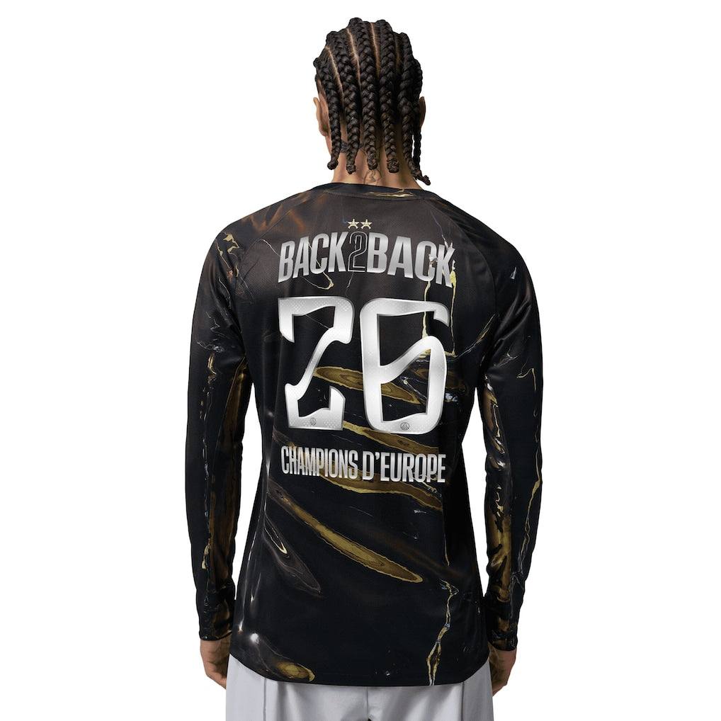 Maillot manches longues PSG Jordan Night Edition Match Dri-FIT ADV 25/26 - Flocage Champions of Europe - 26