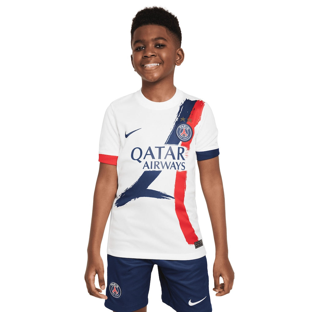 Maillot Extérieur Stadium PSG Nike 25/26 - Enfant - Flocage Champions of Europe - 26