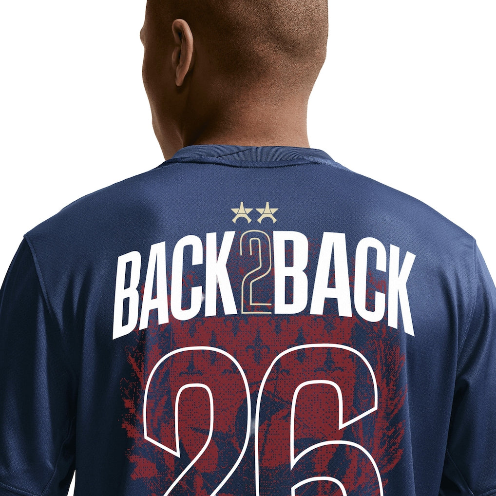 Maillot Domicile Stadium PSG Nike 25/26 - Flocage Champions of Europe - 26